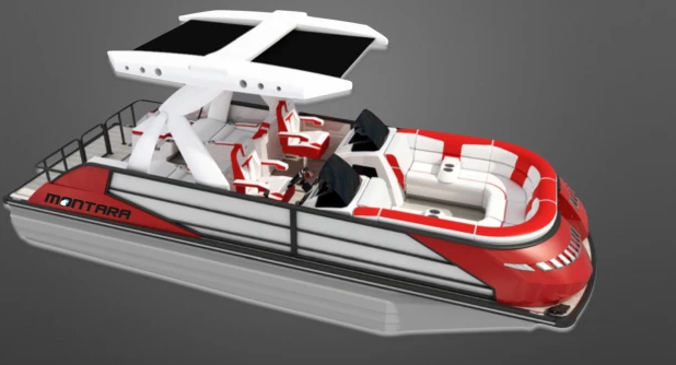 Montara Presents a Pontoon Boat for Wake Surfing - Boating 