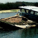 Abandoned Boats a Problem on California Delta